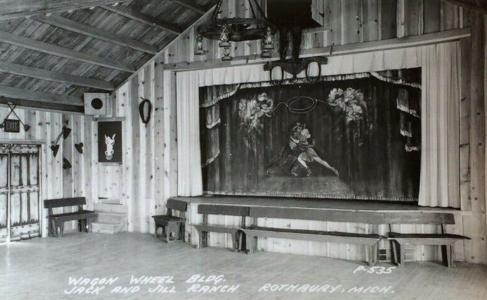 Double JJ Resort (Jack and Jill Ranch) - Old Postcard View